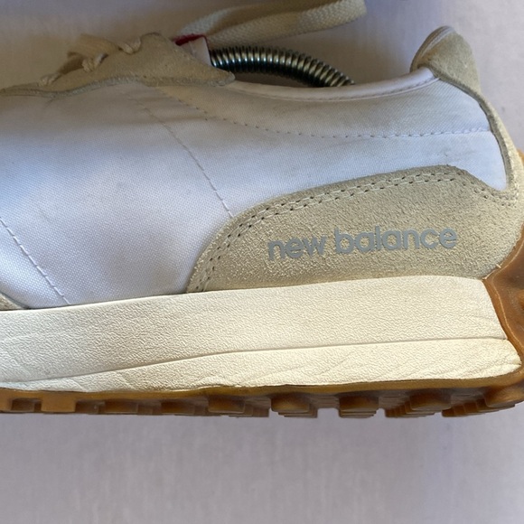 NEW BALANCE MS327STB Turtle Dove Munsell White Sneakers Men’s Size 10 US - Picture 7 of 9